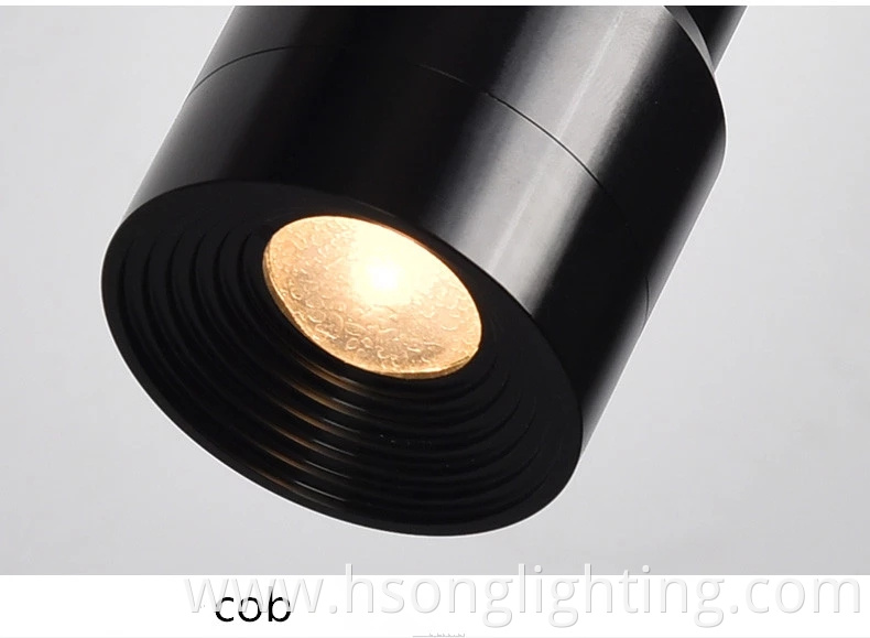 Modern design led track light high lumen surface mounted zoomable cob spot light 5w for indoor lighting